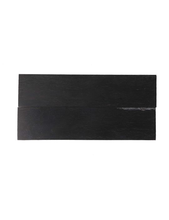 manche ébène noir ondé rare